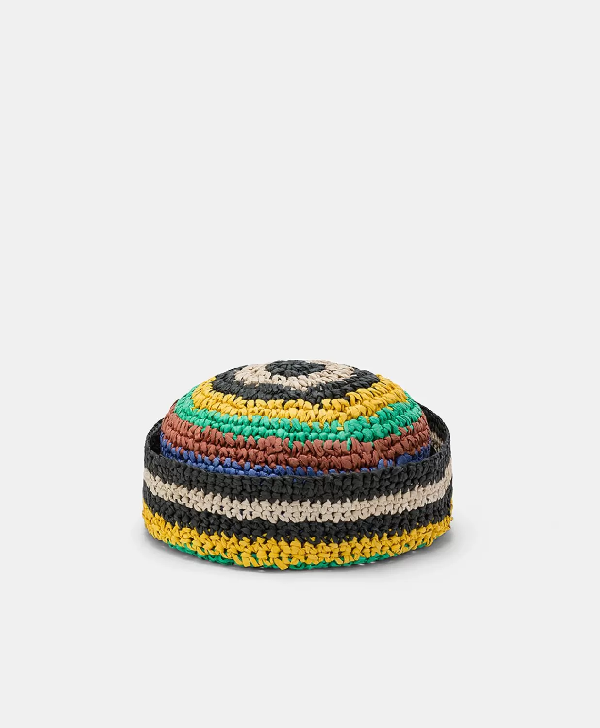 Momoni Cheveux>Chapeau En Raphia Raye Conejitax - Multicolore