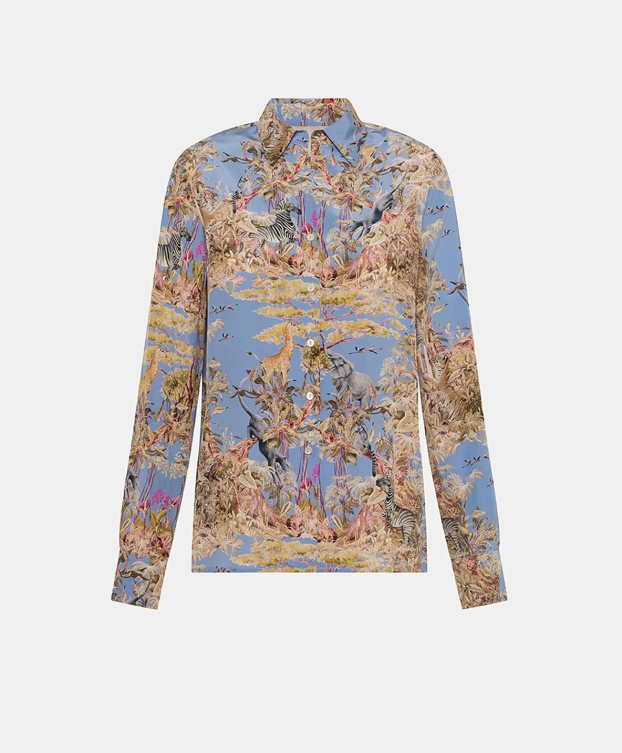 Momoni Chemisiers Et Chemises>Chemise Crepe De Chine - Multicolore Ceruleen