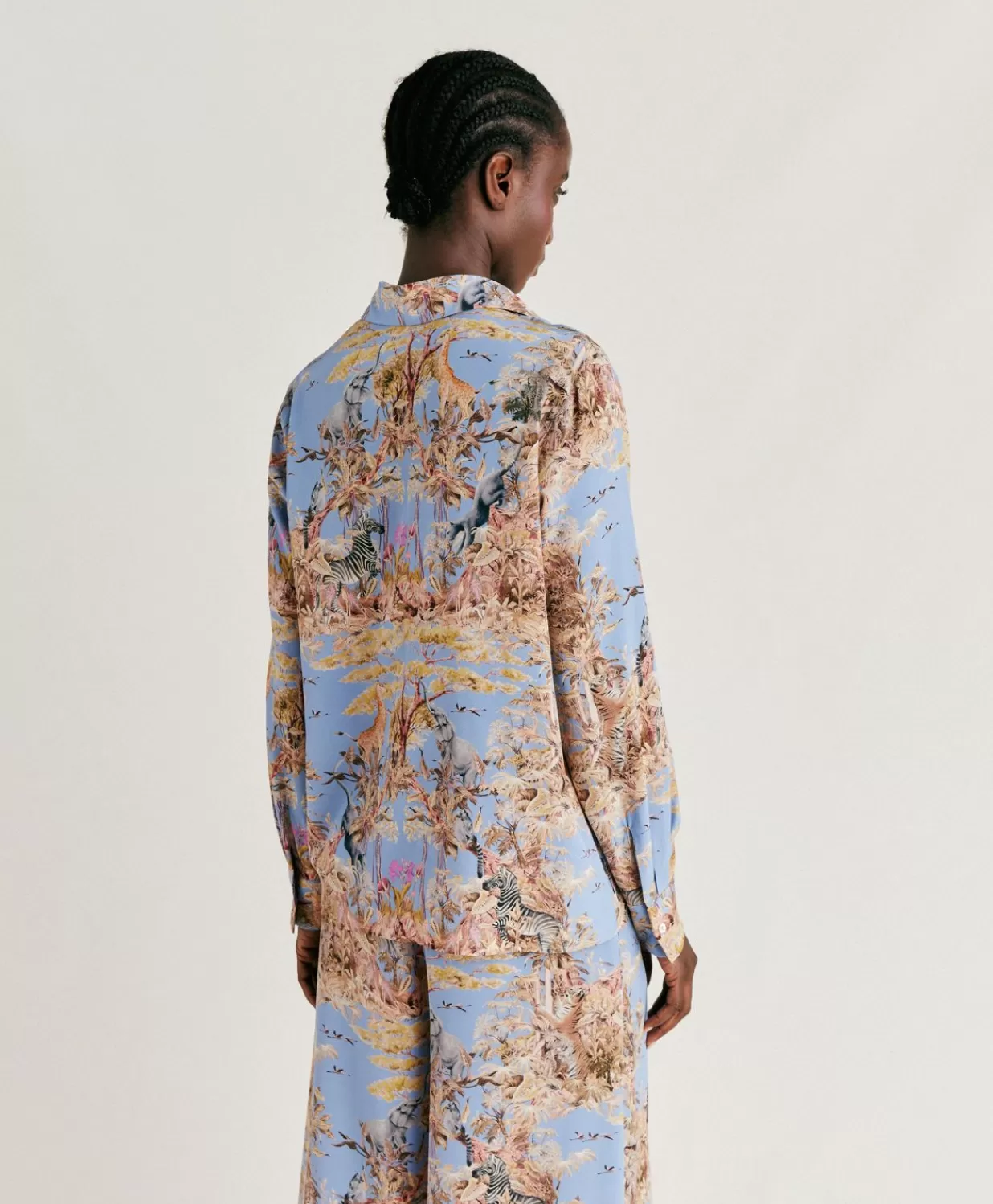 Momoni Chemisiers Et Chemises>Chemise Crepe De Chine - Multicolore Ceruleen