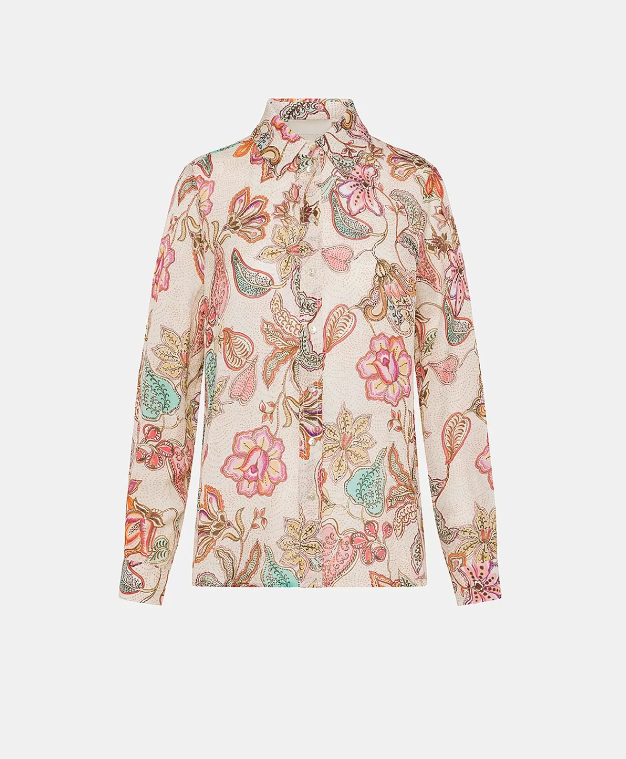 Momoni Chemisiers Et Chemises>Chemise Extreme En Lin Viscose - Rose Multicolore