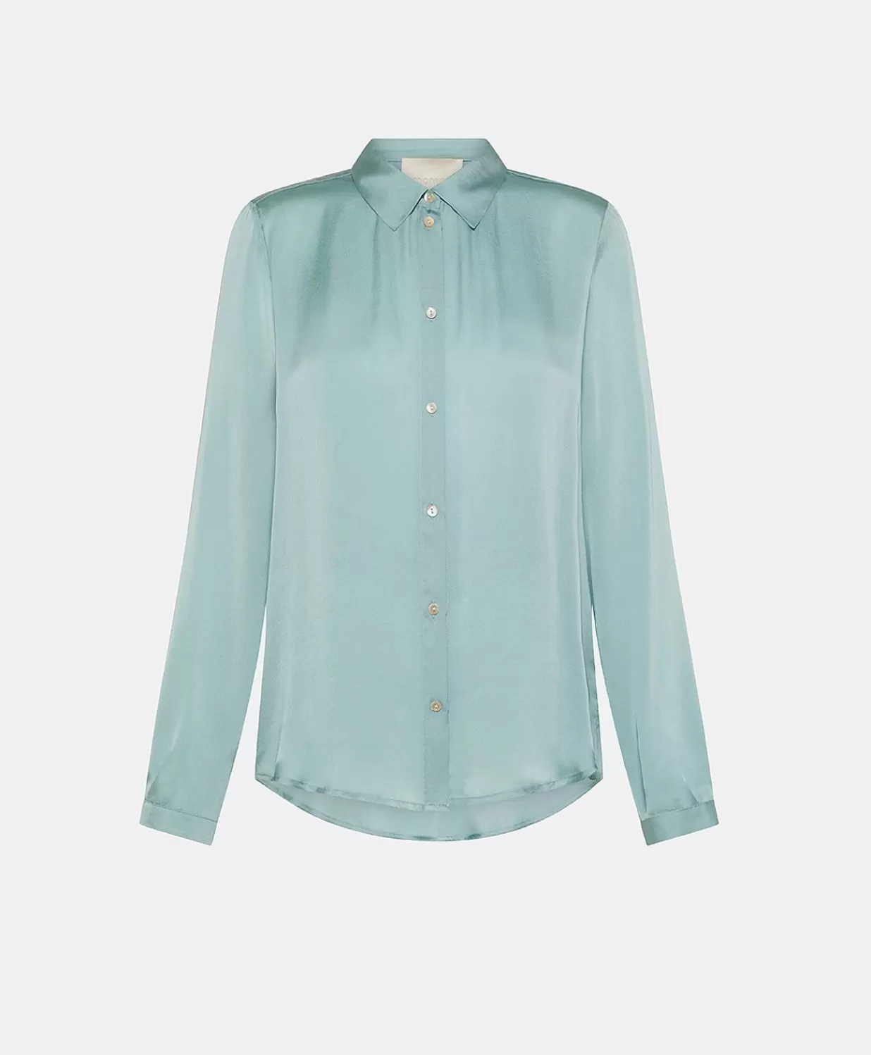 Momoni Costumes Et Costumes>Chemise Meudon Unie En Soie - Ceruleen
