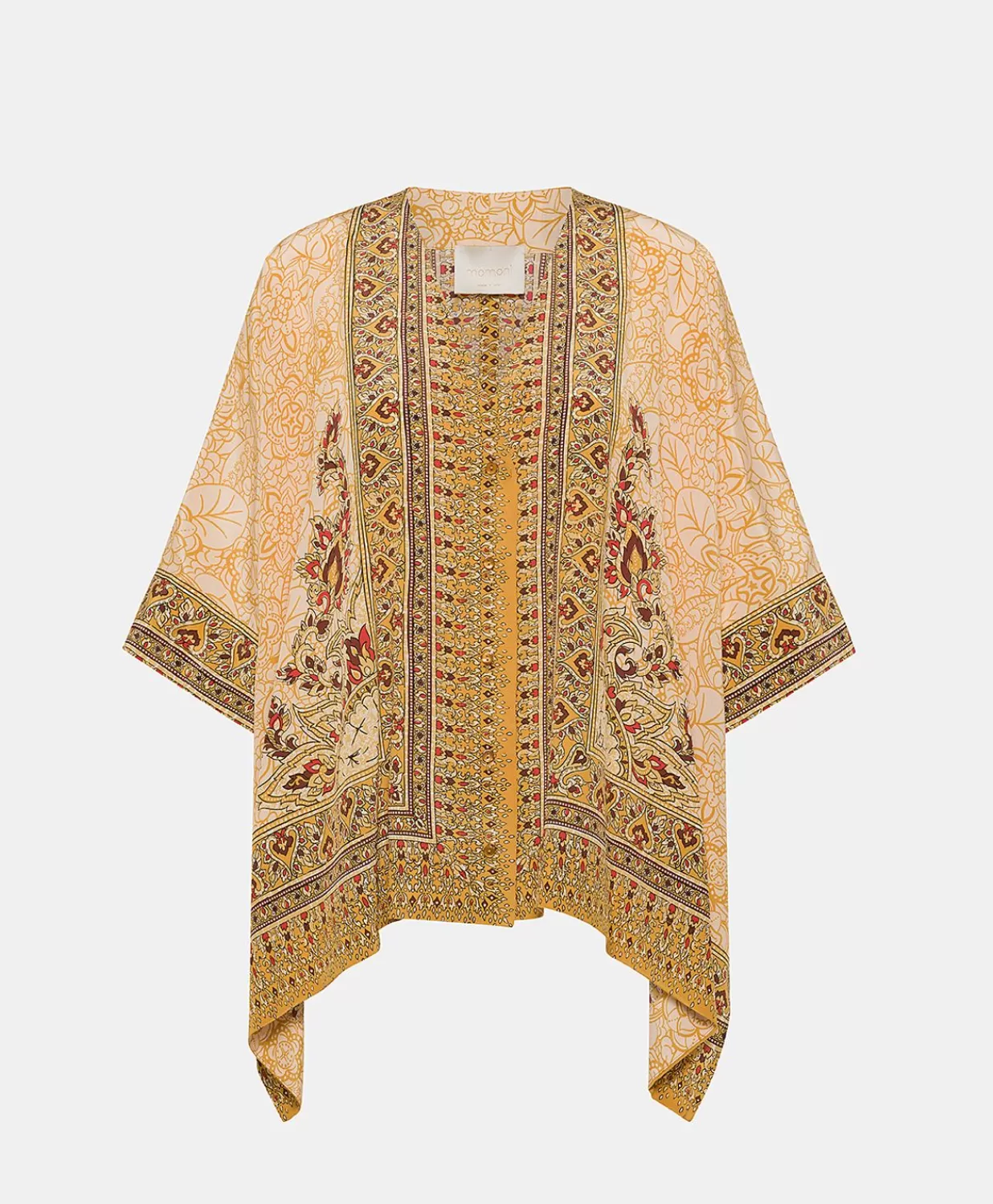 Momoni Chemisiers Et Chemises>Chemise Ray Crepe De Chine - Brule/Multicolore
