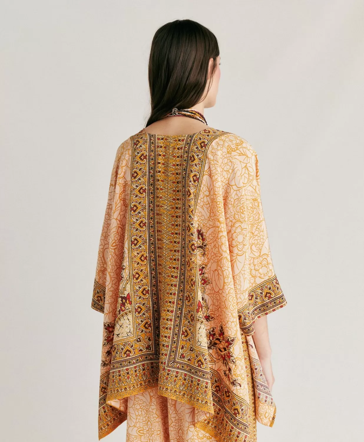 Momoni Chemisiers Et Chemises>Chemise Ray Crepe De Chine - Brule/Multicolore