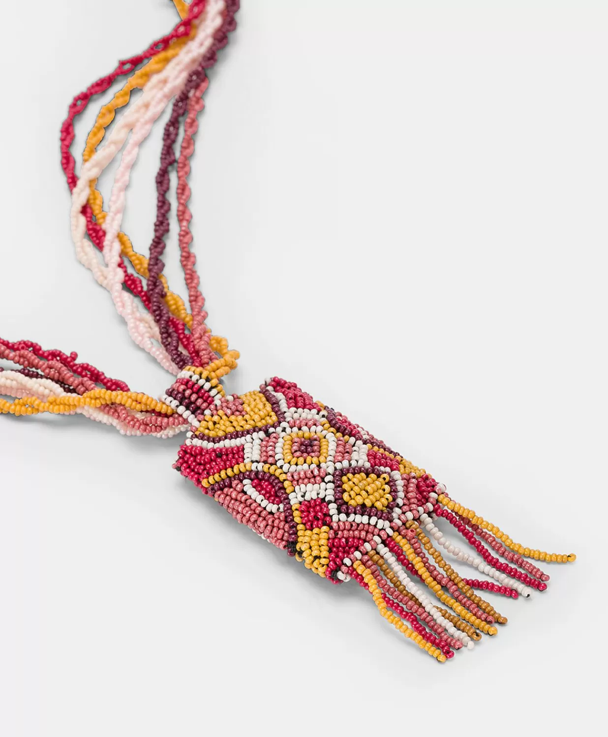 Momoni Bijoux>Collier Vidrier Avec Perles - Brule/Multicolore