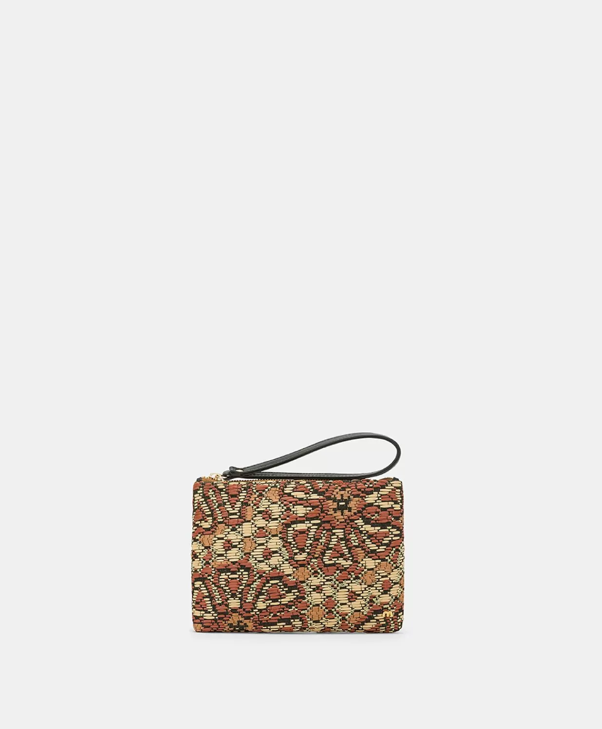 Momoni Sacs Et Pochettes>Fragua Pochette Avec Tissage - Noir Multicolore