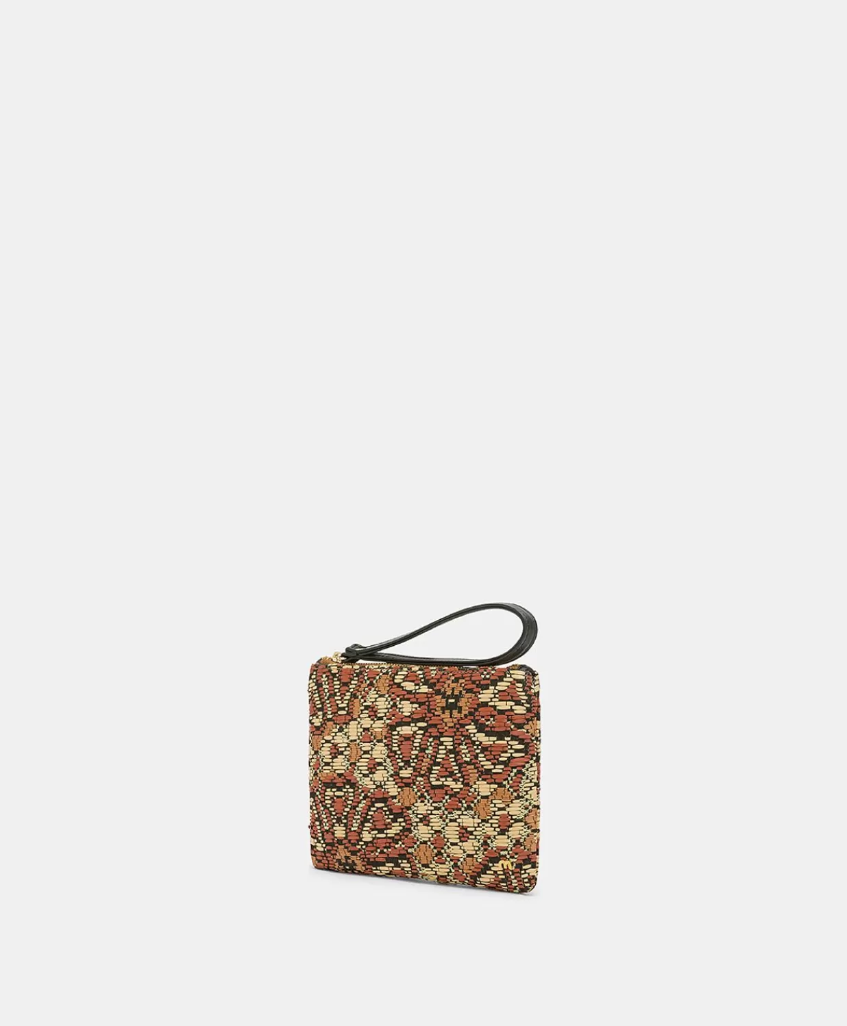 Momoni Sacs Et Pochettes>Fragua Pochette Avec Tissage - Noir Multicolore