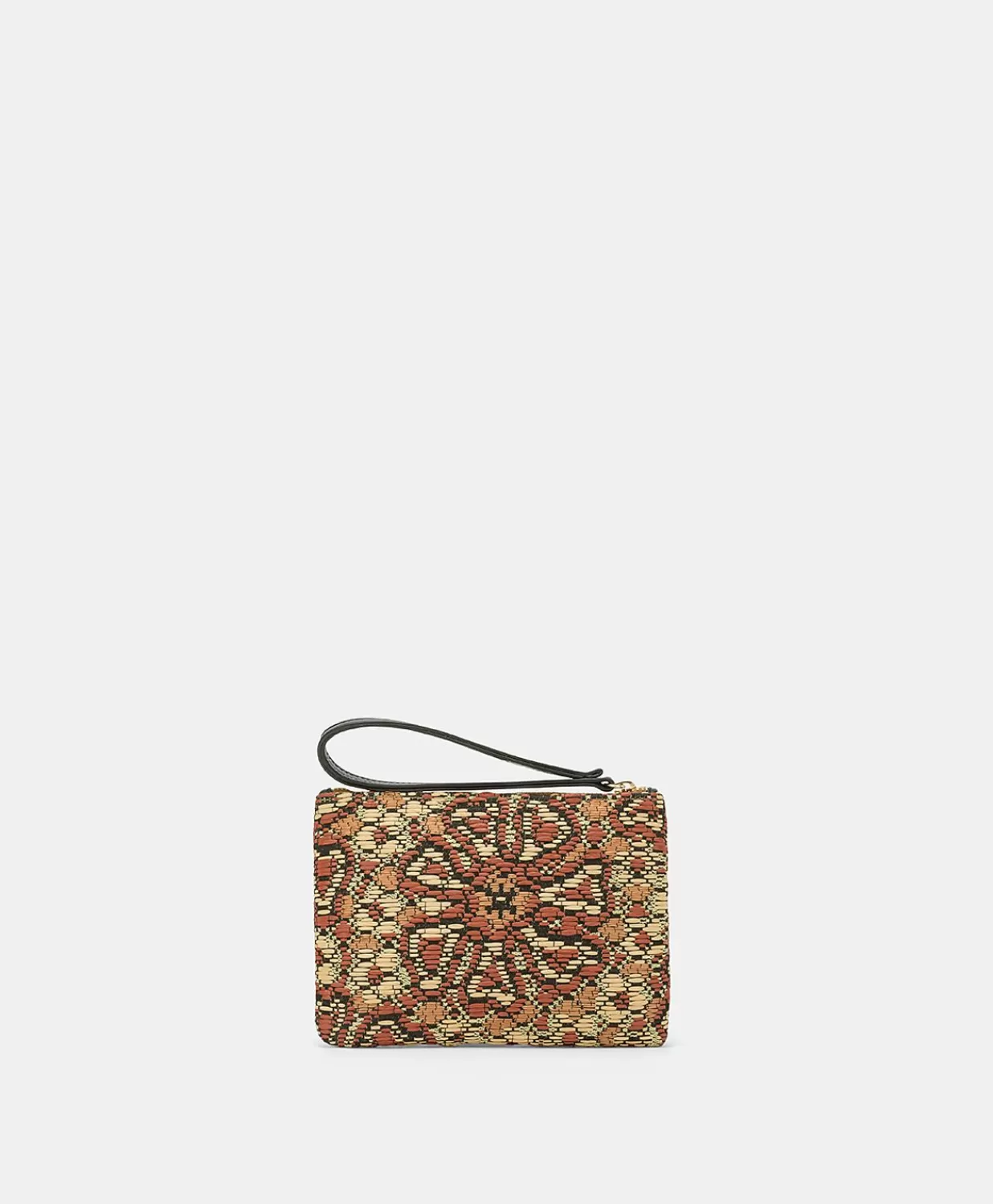 Momoni Sacs Et Pochettes>Fragua Pochette Avec Tissage - Noir Multicolore