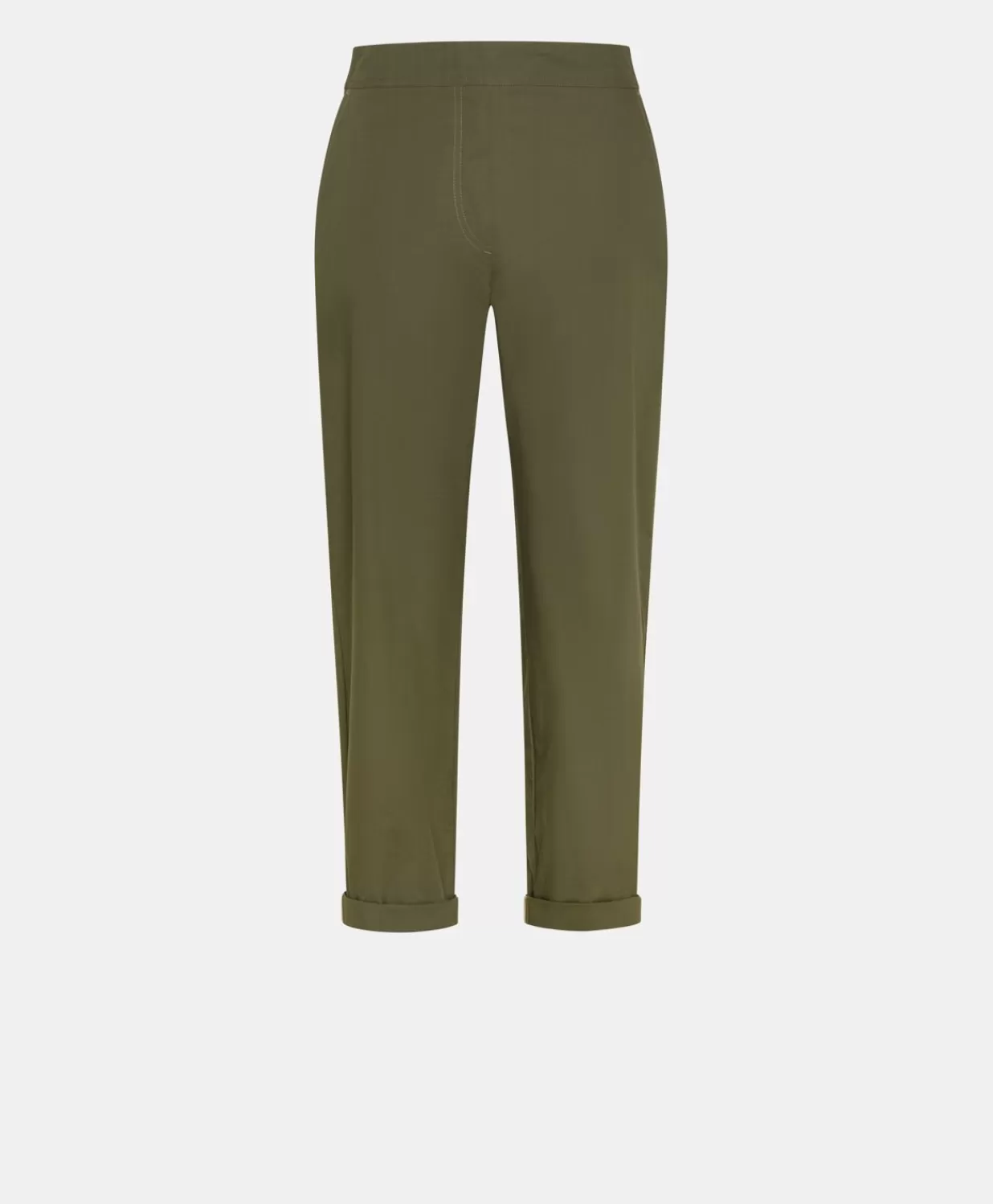 Momoni Pantalons Et Shorts>Pantalon En Popeline Idaho - Armee