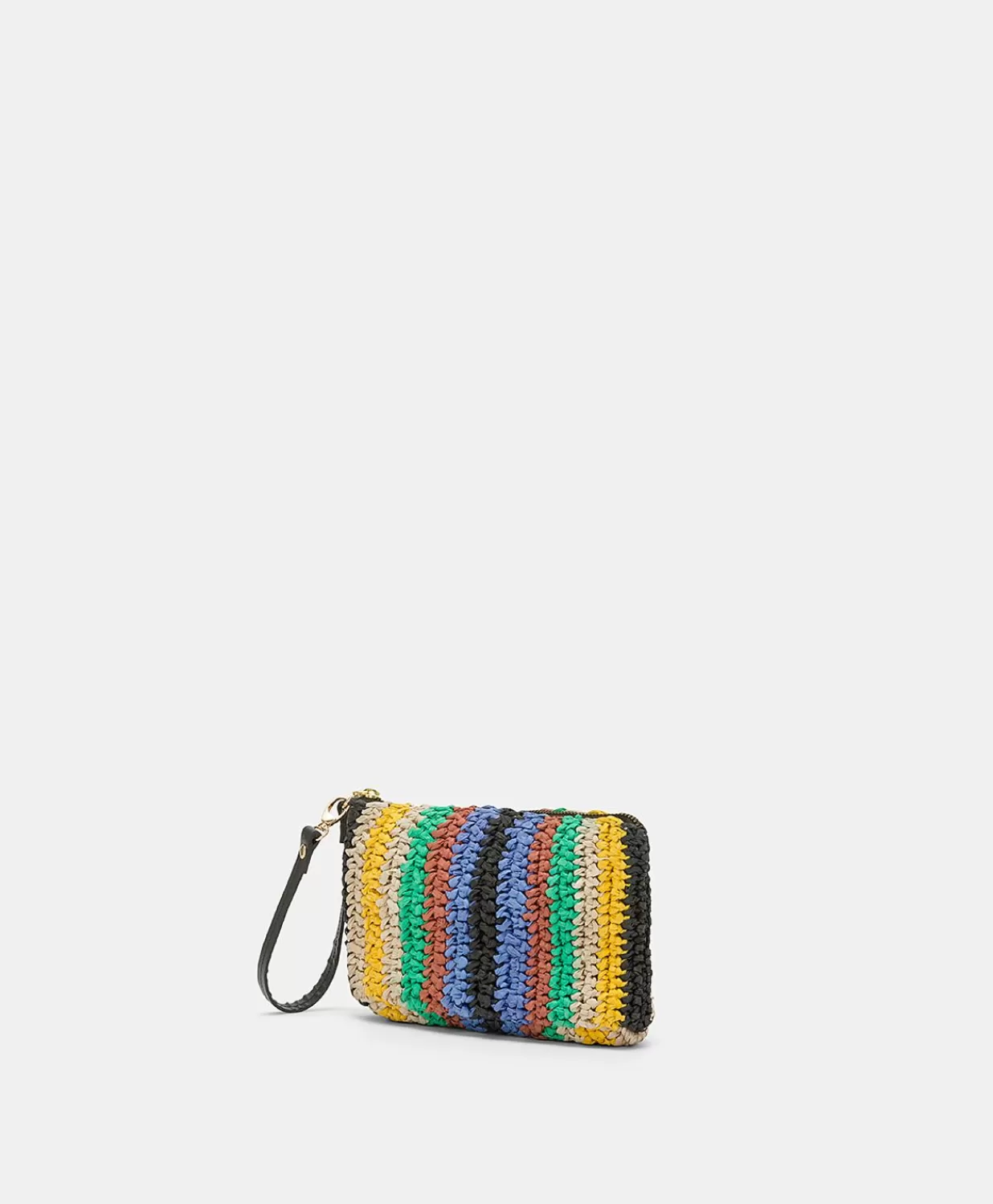 Momoni Sacs Et Pochettes>Pochette En Raphia Raye Yamir - Multicolore