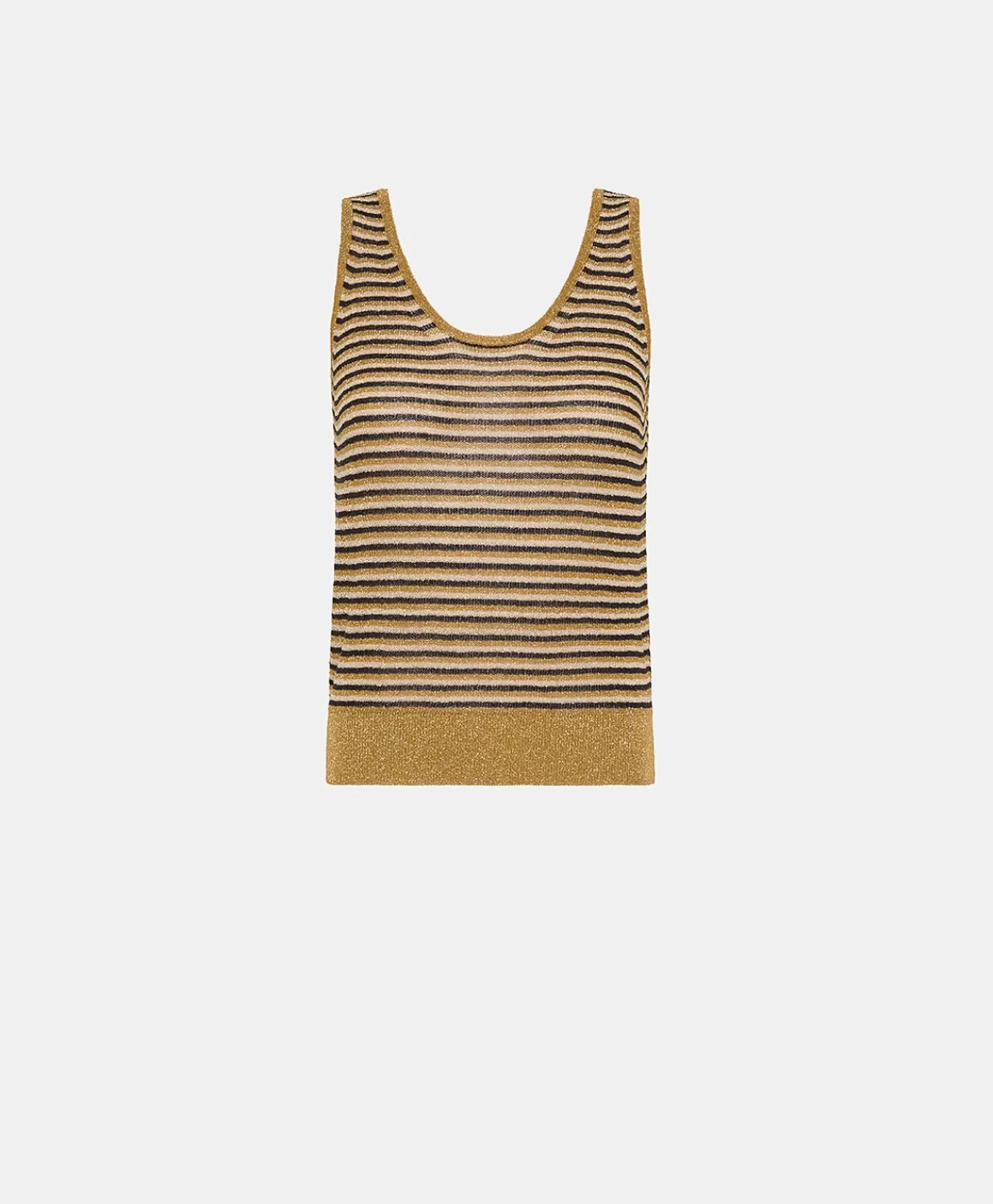 Momoni Tricots>Pull Raye Nacre Liccia - Multicolore