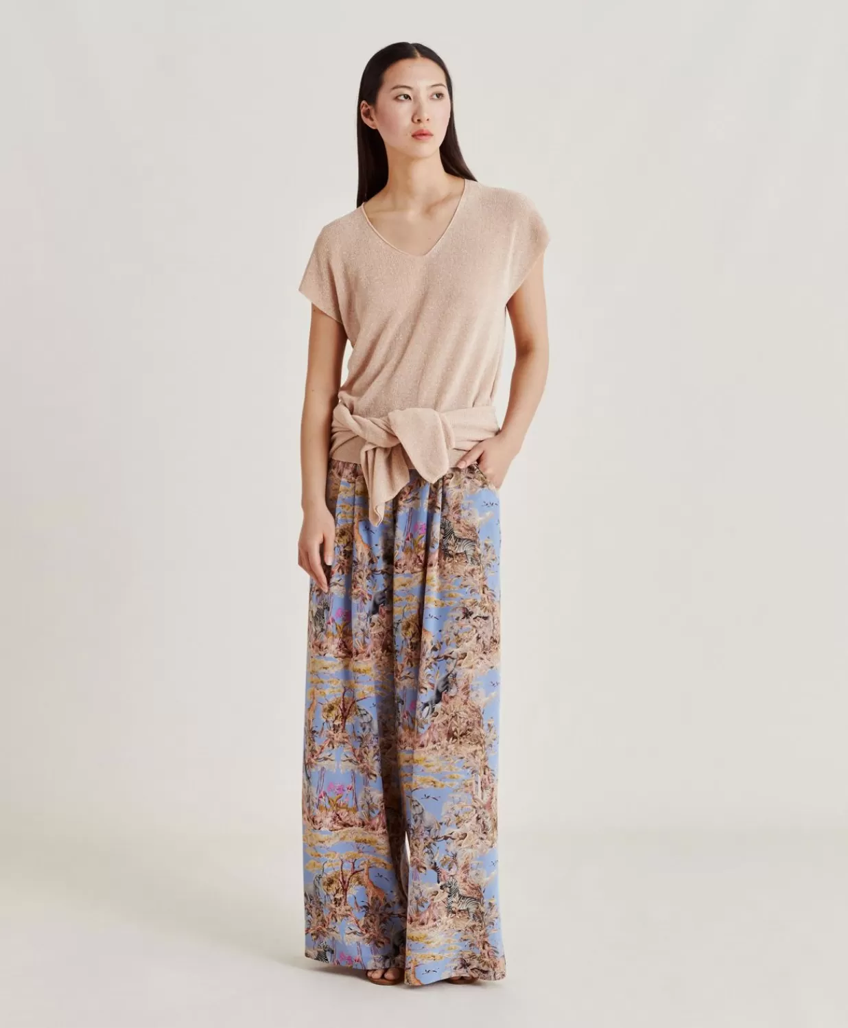 Momoni Tricots>Pull Suzanna Perlata Lurex - Poudre