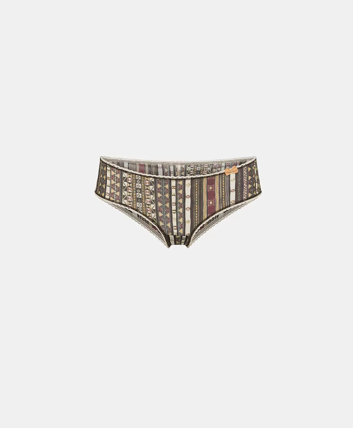 Momoni Slips>Slip Hamac En Nylon Imprime - Multicolore Noir