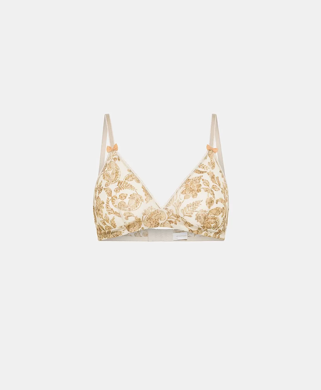 Momoni Bras>Soutien-Gorge Tutu En Nylon Imprime - Creme / Multicolore
